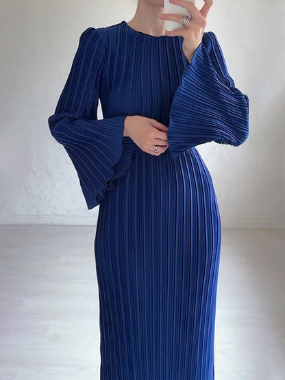 Éléney | Robe en tricot pour invités de mariage pour femmes | Maxi