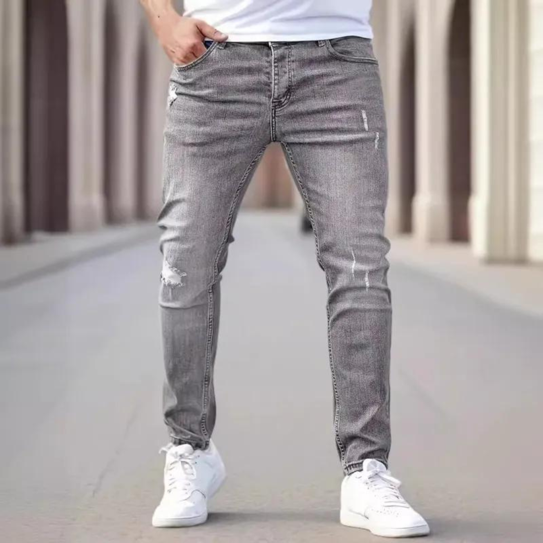 Géraldo | Pantalons déchirés décontractés pour hommes | Coupe ajustée