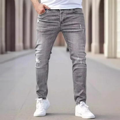 Géraldo | Pantalons déchirés décontractés pour hommes | Coupe ajustée