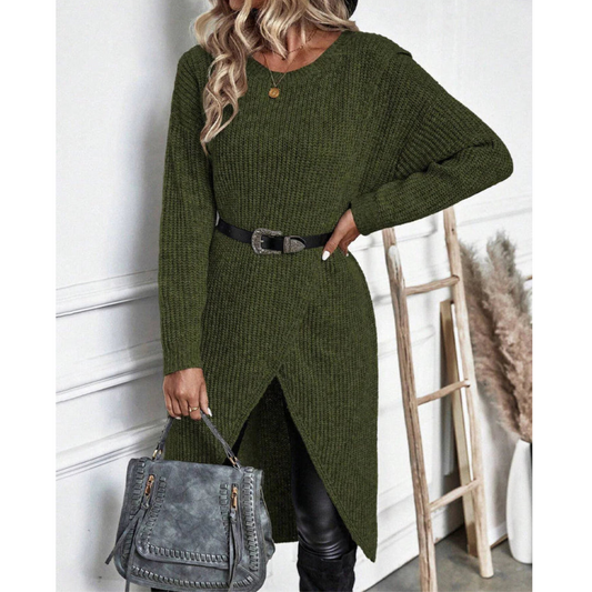 Arléth | Robe décontractée tricotée pour femmes | Midi