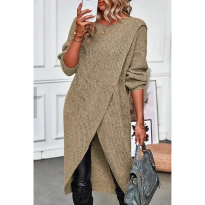 Arléth | Robe décontractée tricotée pour femmes | Midi